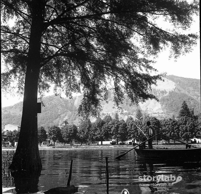 Pescatore sul Fiume Oglio