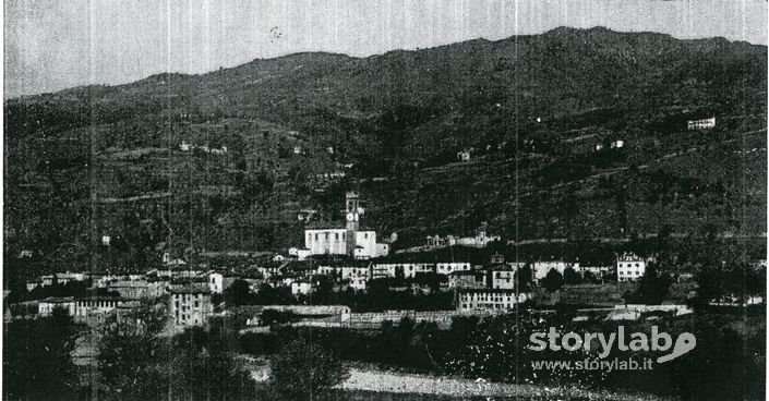 Panorama di Zogno dal Brembo