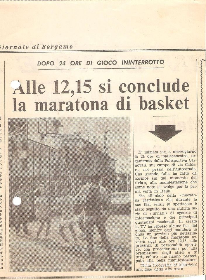 La Stampa Alla 2° 24 Ore Di Basket In Carnovali