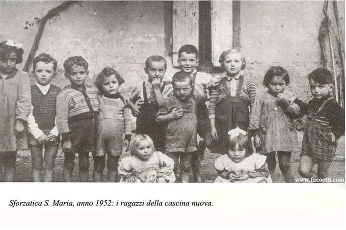 Sforzatica S.Maria...Anno 1952,I Ragazzi Della Cascina Nuova