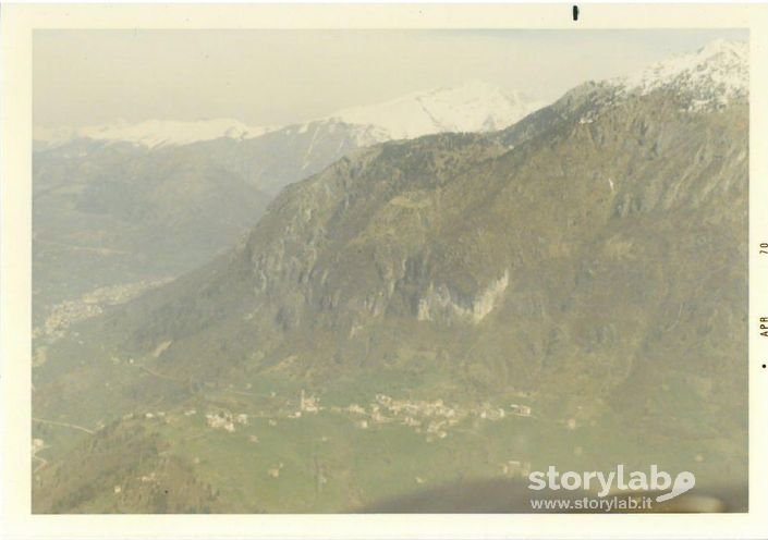 Cornalba vista dall'aereo