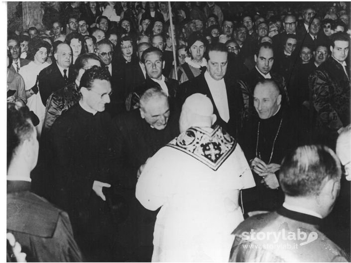 Don Paganelli in visita a Papa Giovanni XXIII