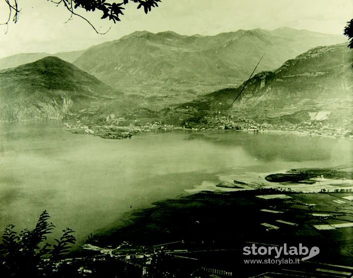 Panoramica della foce del fiume Oglio