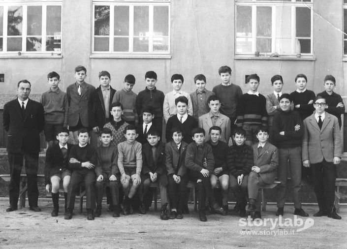 Bergamo Scuola Media Mazzi Classe Prima- Anno Scolastico 1964/65