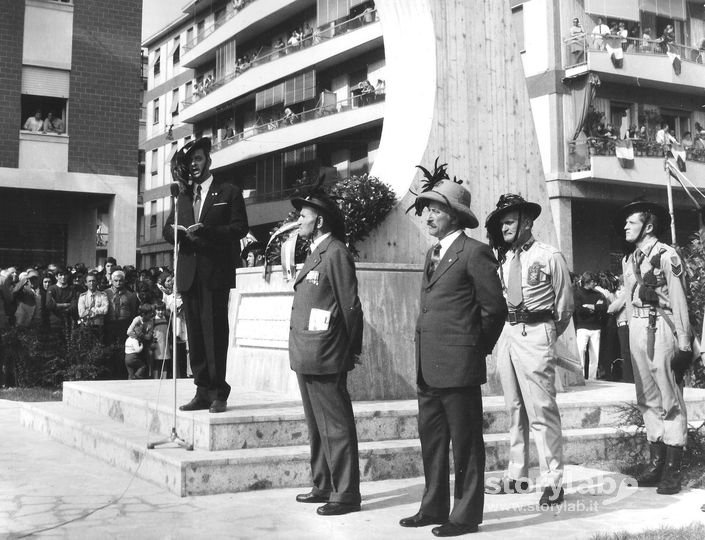 Bergamo, inaugurazione monumento al Bersagliere