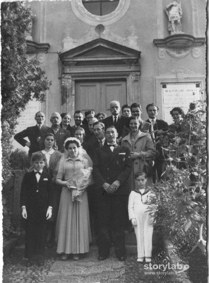 Matrimonio di zia Alice Capelli e Luigi Gamba Chiesa del Mulinello