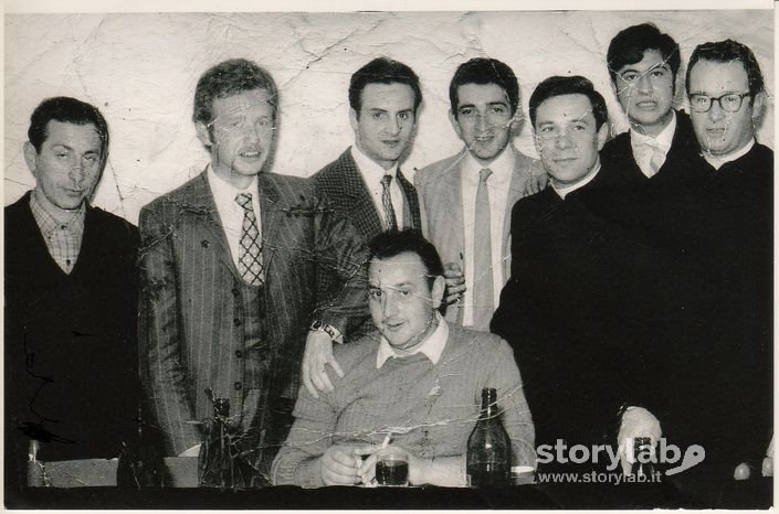 Cisano Bergamasco 1969 Il Maestro Papini Elio E Fondatori Del Coro Val San Martino