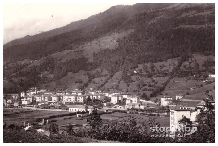 Panorama Piazza Brembana anni '60