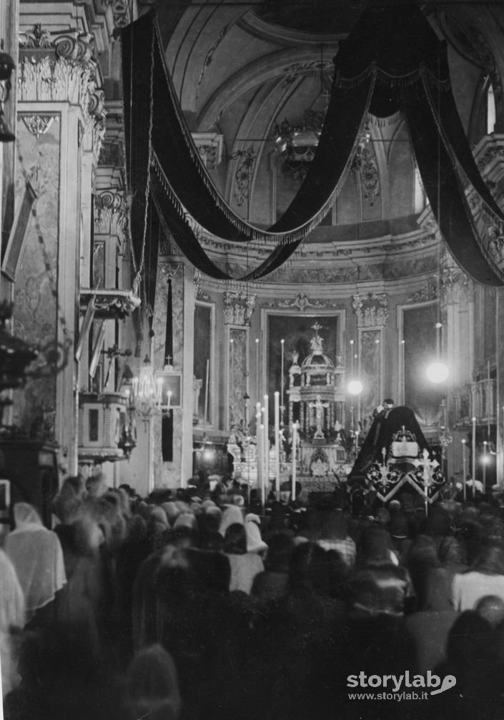 Chiesa di Curno. Funerale parroco Don Alberto Alberini.  